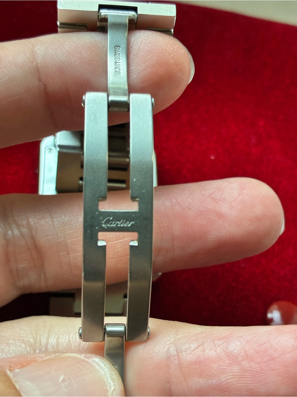 Cartier Stainless Steel 27mm Tank Solo Quartz Watch - Picture 6 of 12